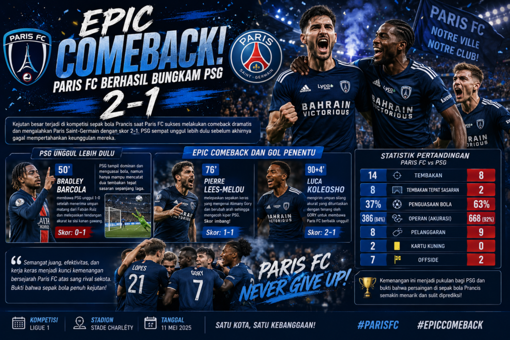 Paris FC vs PSG
