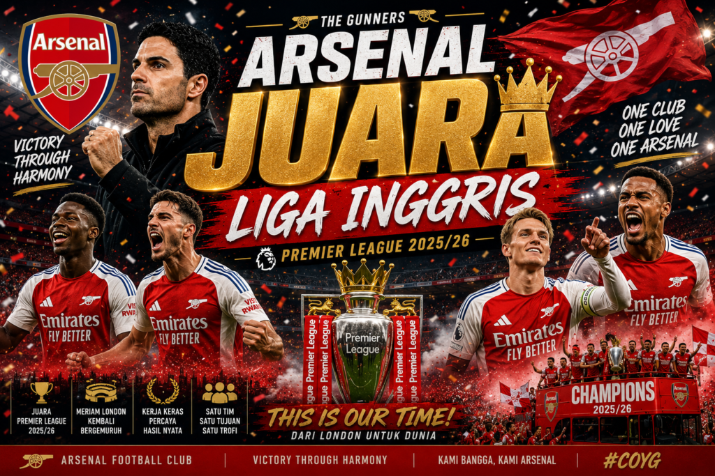 Arsenal Juara Liga Inggris