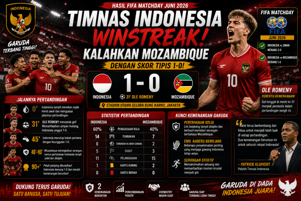 Indonesia vs Mozambique FIFA Matchday