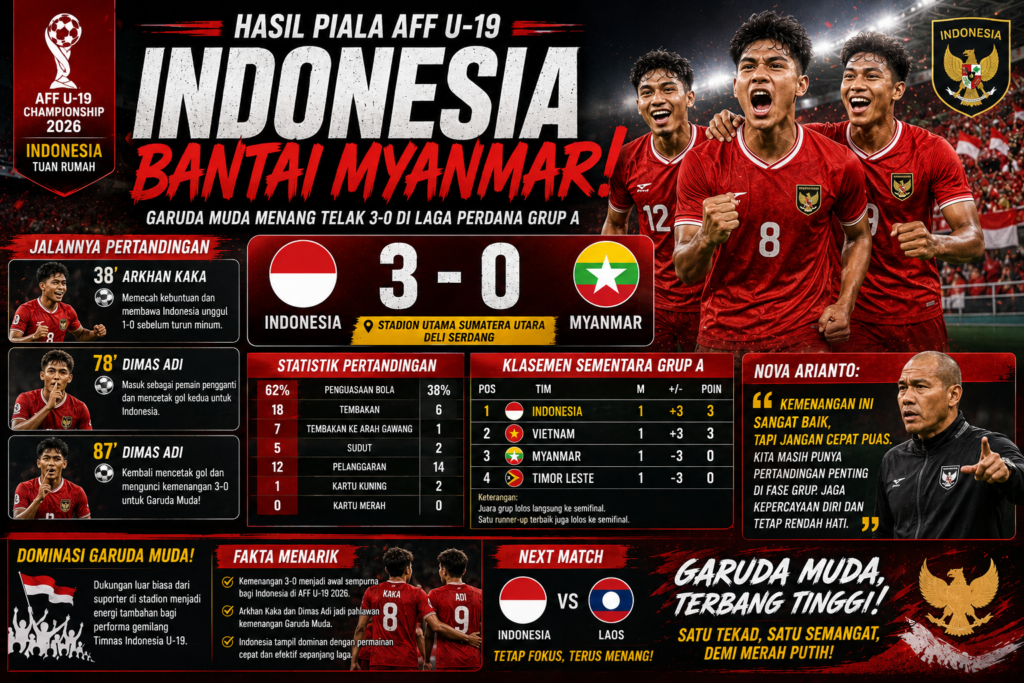 Indonesia vs Myanmar U-19