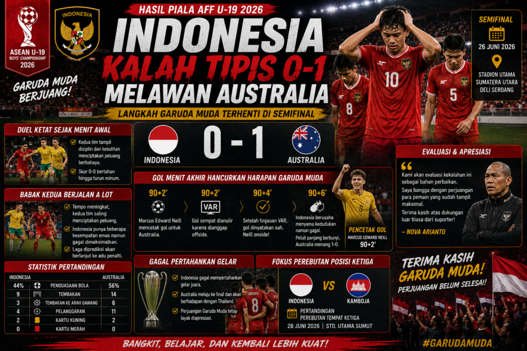 Indonesia vs Australia U-19