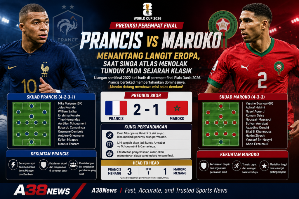Prancis vs Maroko
